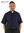 Camicia manica corta clergy Terital  60% cotone 40% poliestere  colore blu