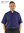 Camicia manica corta clergy 100% cotone  colore blu